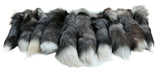 Silver Fox Tail, Set of 10
