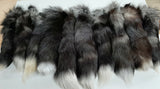 Silver Fox Tail, Set of 10
