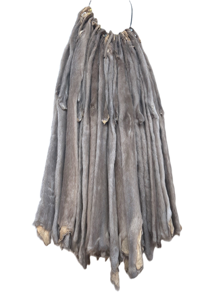 Ranched Mink Pelt, Silver Blue/Grey Blue – Dakotaline Furs