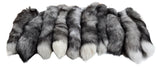 Indigo Fox Tails, Set of 10