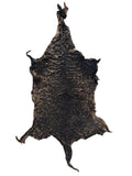 Karakul (Persian Lamb) Hide, Black & Beige