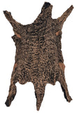 Karakul (Persian Lamb) Hide, Black & Beige