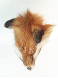 Red Fox Face Genuine Fur