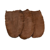 Dark Brown Tanned Beaver Tails