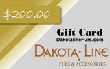 Dakotaline Furs Gift Certificate